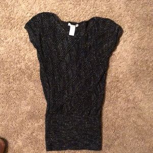 Black, sparkly sweater